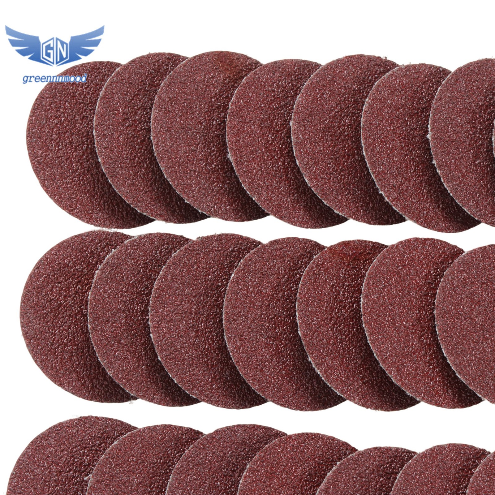 150 Pieces 2 Inch Sanding Discs 60 Grit Twist lock Die Grinder Sanding Disc