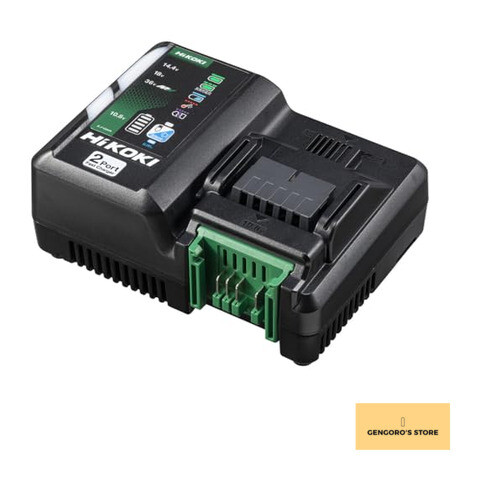 HiKOKI 2-port quick charger compatible with 10.8V 14.4V and 18V multi-vo