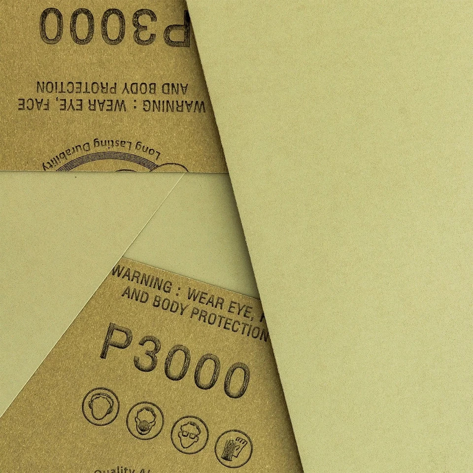Dura-Gold Premium 3000 Grit Wet or Dry Sandpaper Sheets, 5-1/2″ x 9″, Box of …