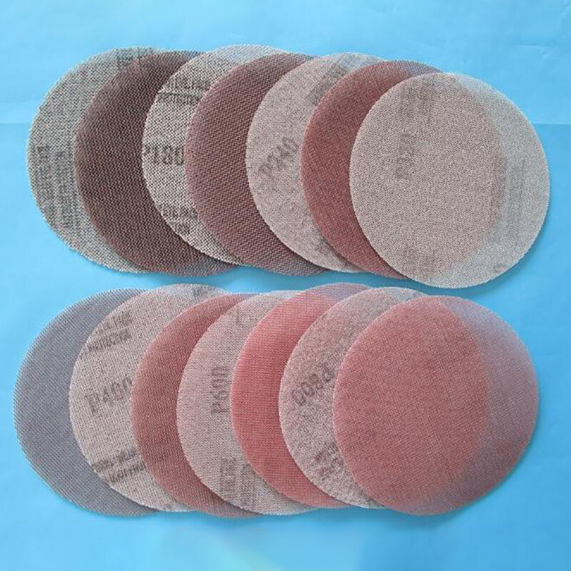 75mm 3″ Sanding Mesh Disc P80 to P1000 Grit Sandpaper Paintwork Dust Extraction