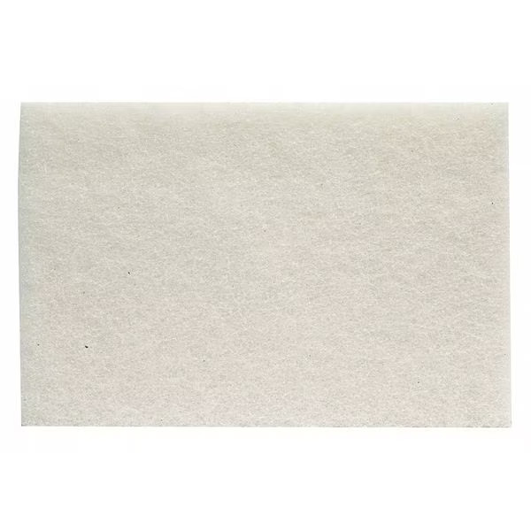 Manufacturer Varies Sanding Hand Pad, 6 in W, 9 in L, White 05539545600 Pack of