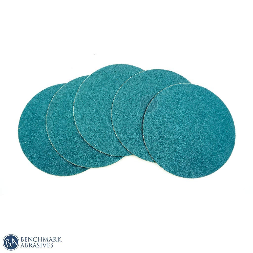 5 Pieces Sanding Discs 12in PSA 40 Grit Zirconia Adhesive Orbital DA Paint Strip