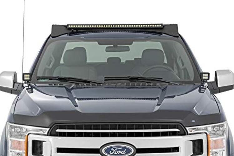 2″ LED w/Amber DRL Lower Windshield Kit for 14-23 F-150-71032