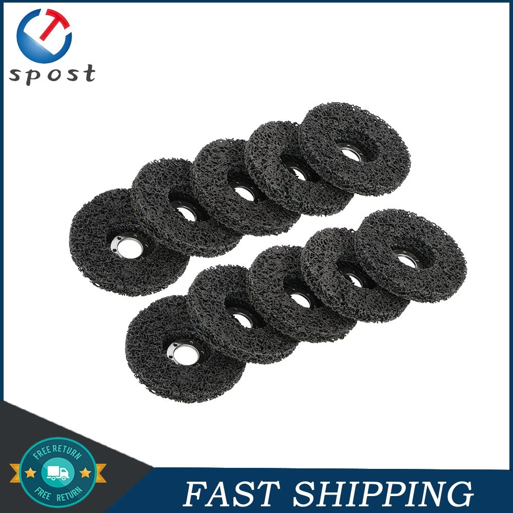 10 Pieces of 4.5inch x 7/8 inch Black Diamond Grinding Discs for Angle Grinder