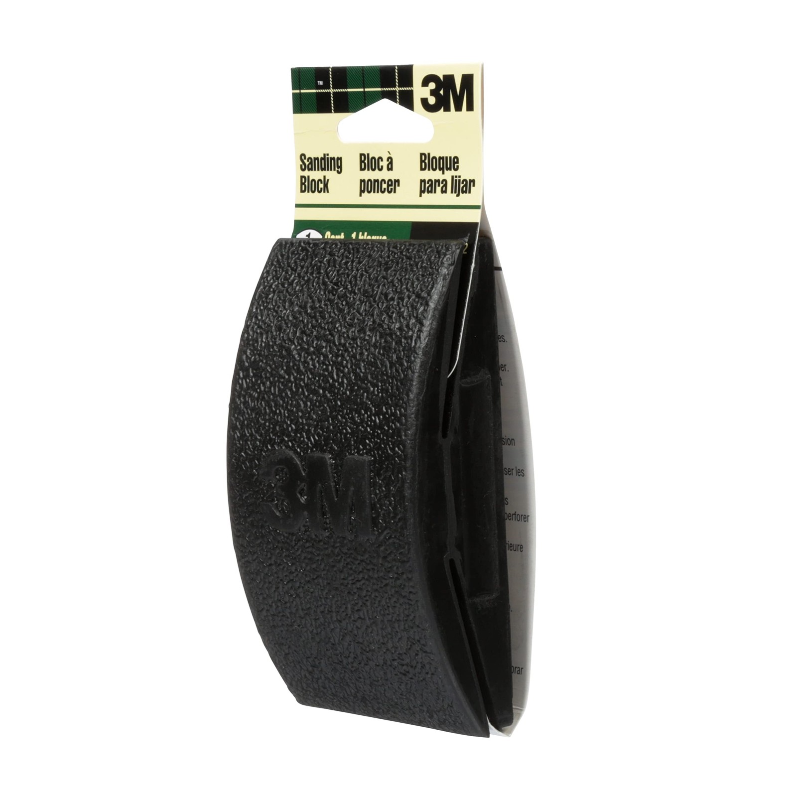 Rubber Sanding Block, 2 5/8 in x 4 3/4 in x 1 1/4 in