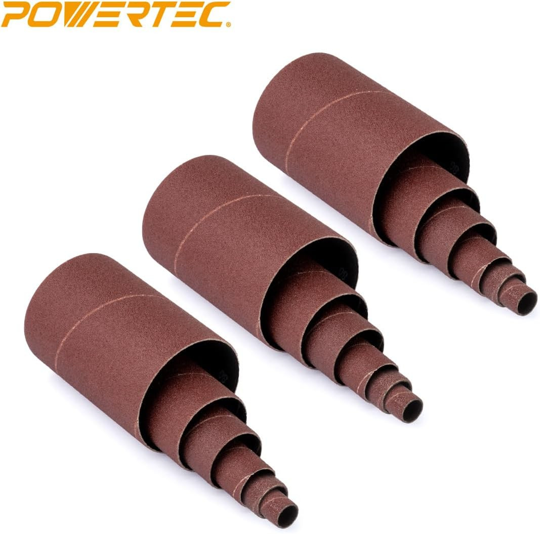 11240 4.5 Inch Sanding Sleeves for Spindle Sander in 6 Sizes