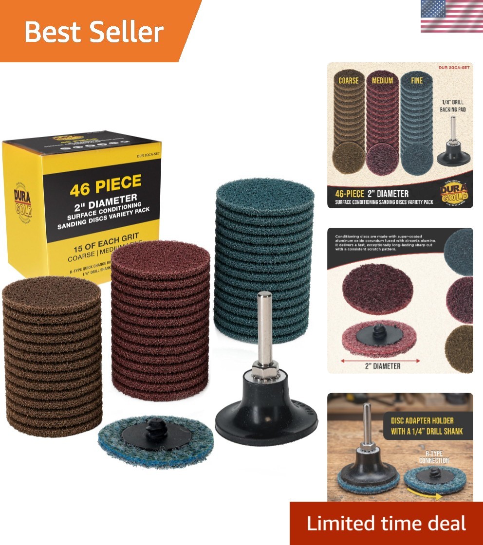 Surface Conditioning Discs – 2″ Diameter for Rust, Paint & All Surfaces