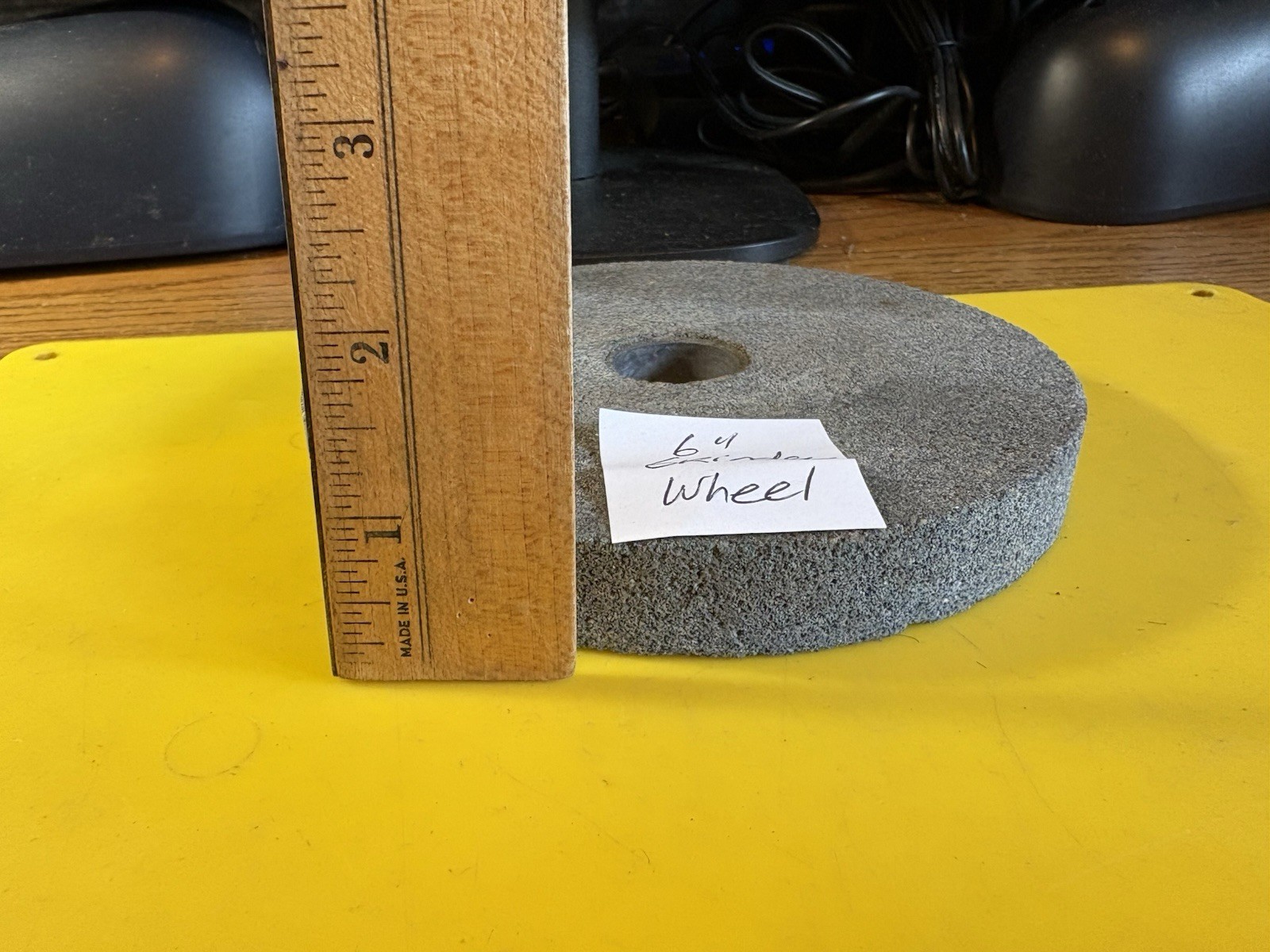 6in. x 3/4in. BENCH GRINDER WHEEL+1-6”DISCS+8-7”DISCS NEW WO/PKG. L-11