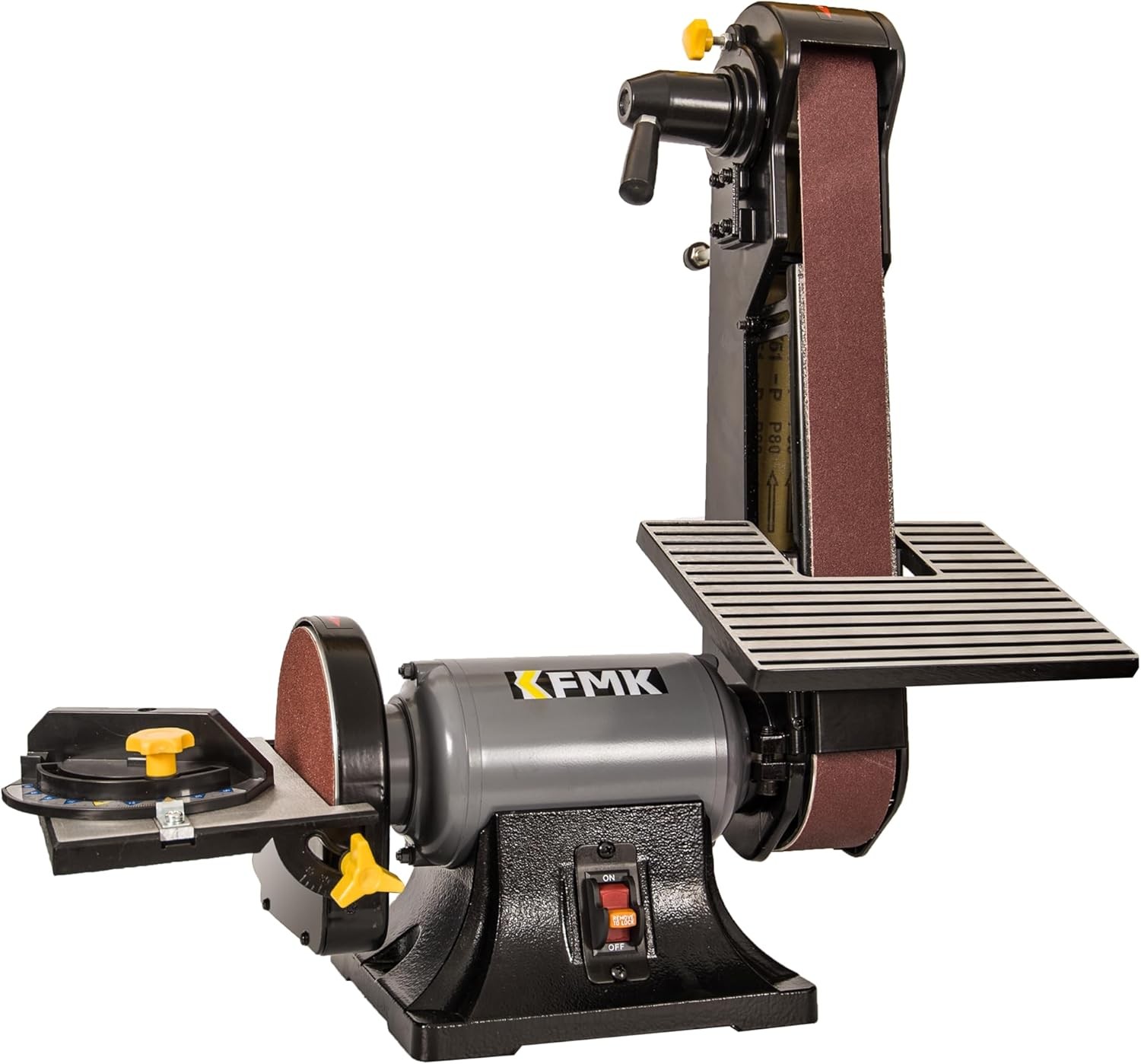 2×42 in. Belt Sander & 6″ Disc Sander Combo, 3.5Amp Bench & 1/2HP Belt Sander
