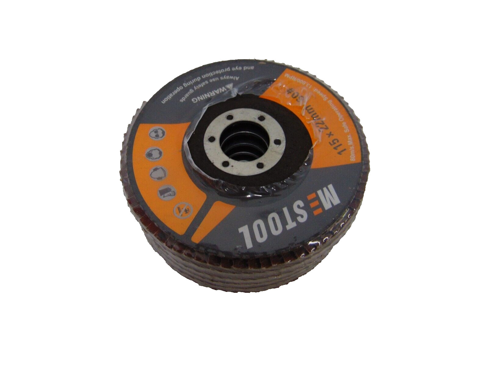 115 x 22mm #60 Sanding Disc Grinding Wheel 5 pack