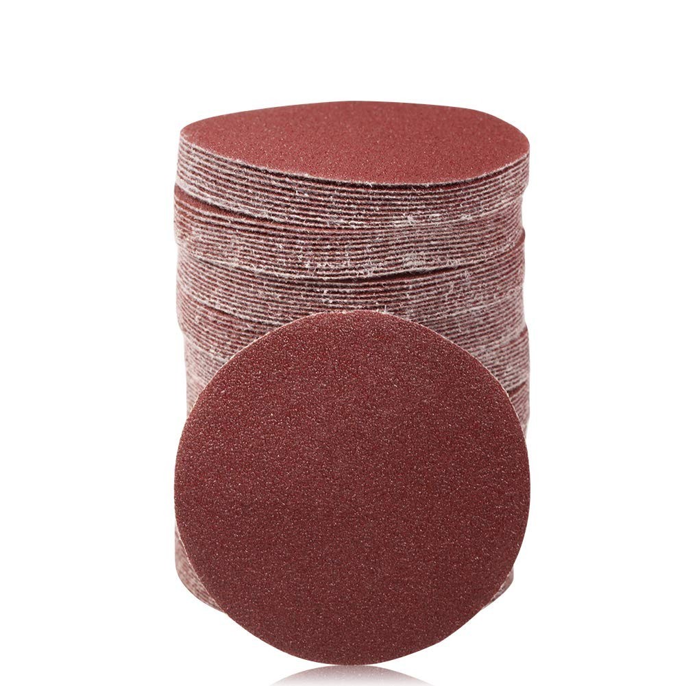 100pcs Sanding Discs 3 Inch Sandpaper 80 Grit Hook and Loop Sanding Discs for…
