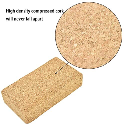 Cork Sanding Blocks 41/4″x 23/8″ X 13/16″ Hand Sanding Tool For Sandpaper