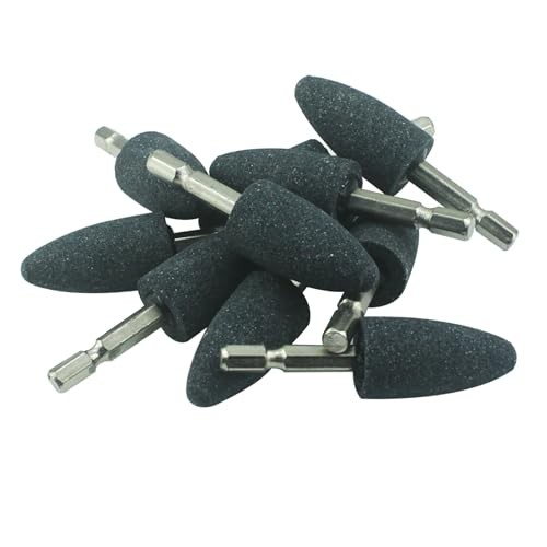 ??????? 10 Pcs 20 mm Bullet Shape Rotary 10 Pcs 20mm Bullet Shape