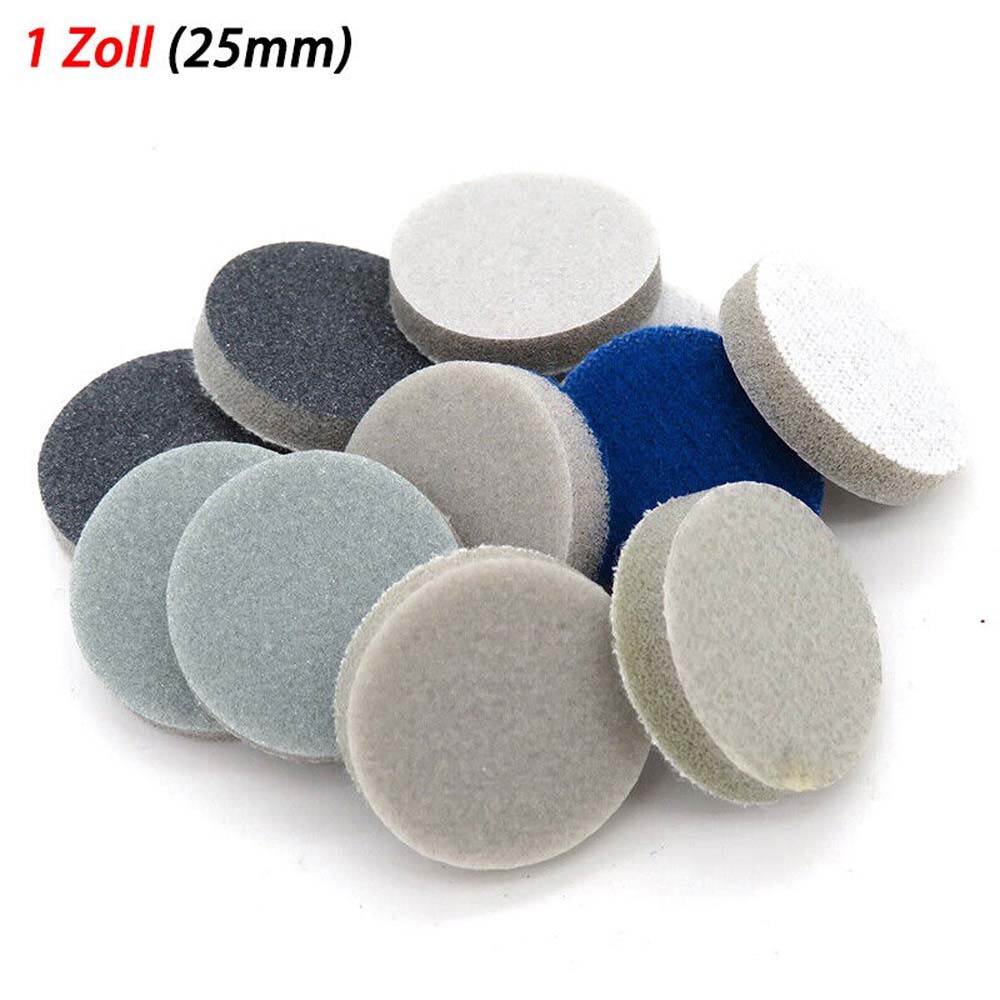 1- 6 Inch Sponge Sanding Discs 300 – 3000 Grit Hook & Loop Wet and Dry Sandpaper