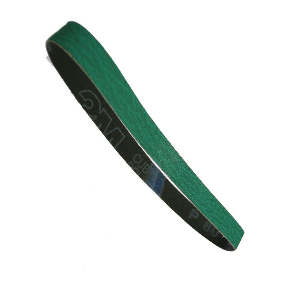 12 Pcs Z/A Abrasive Sanding Belt Mini Size 40# 60# 80# 120# for Knife Grinding