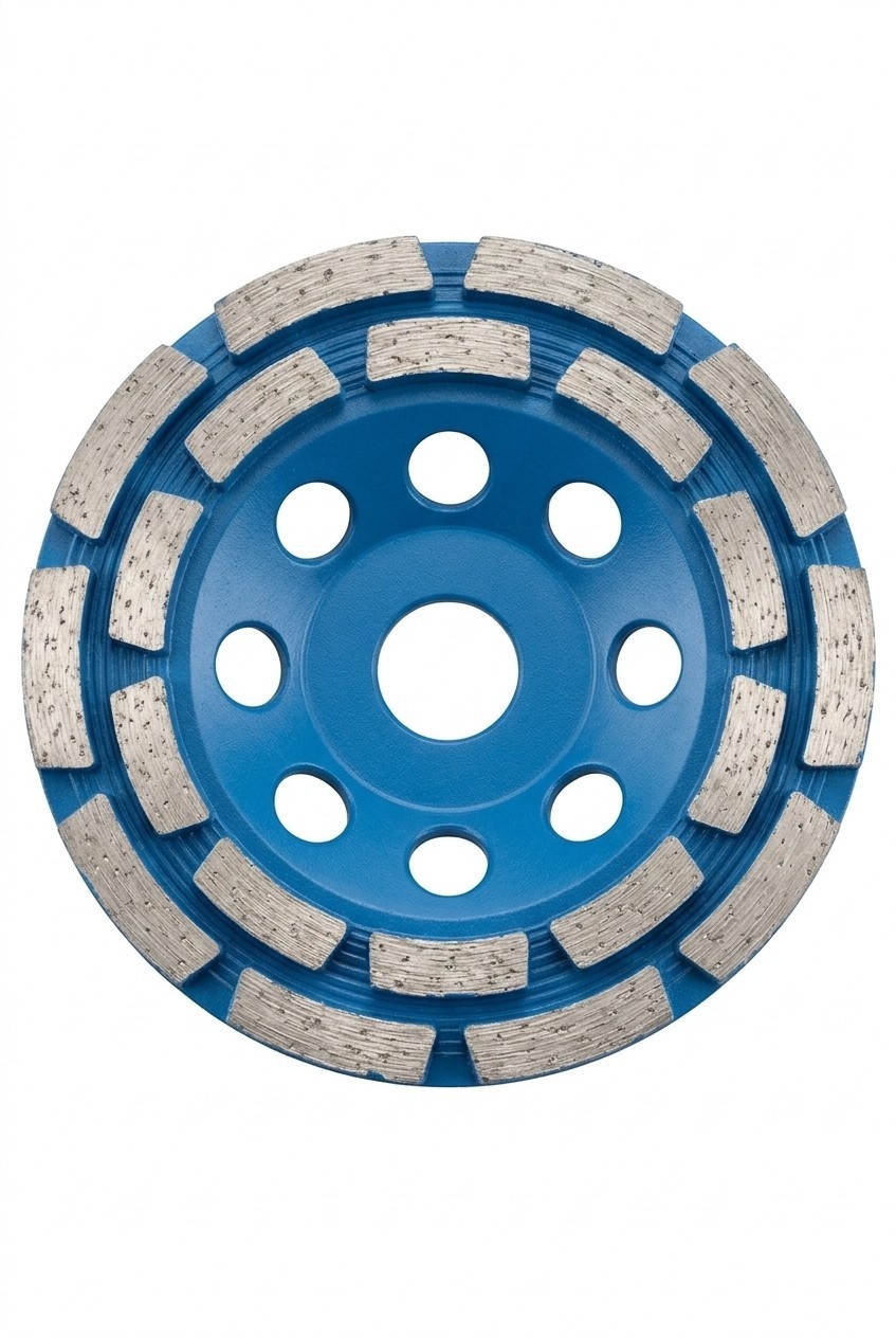 Hercules 4-1/2 In. Double Row Segmented Diamond Cup Wheel