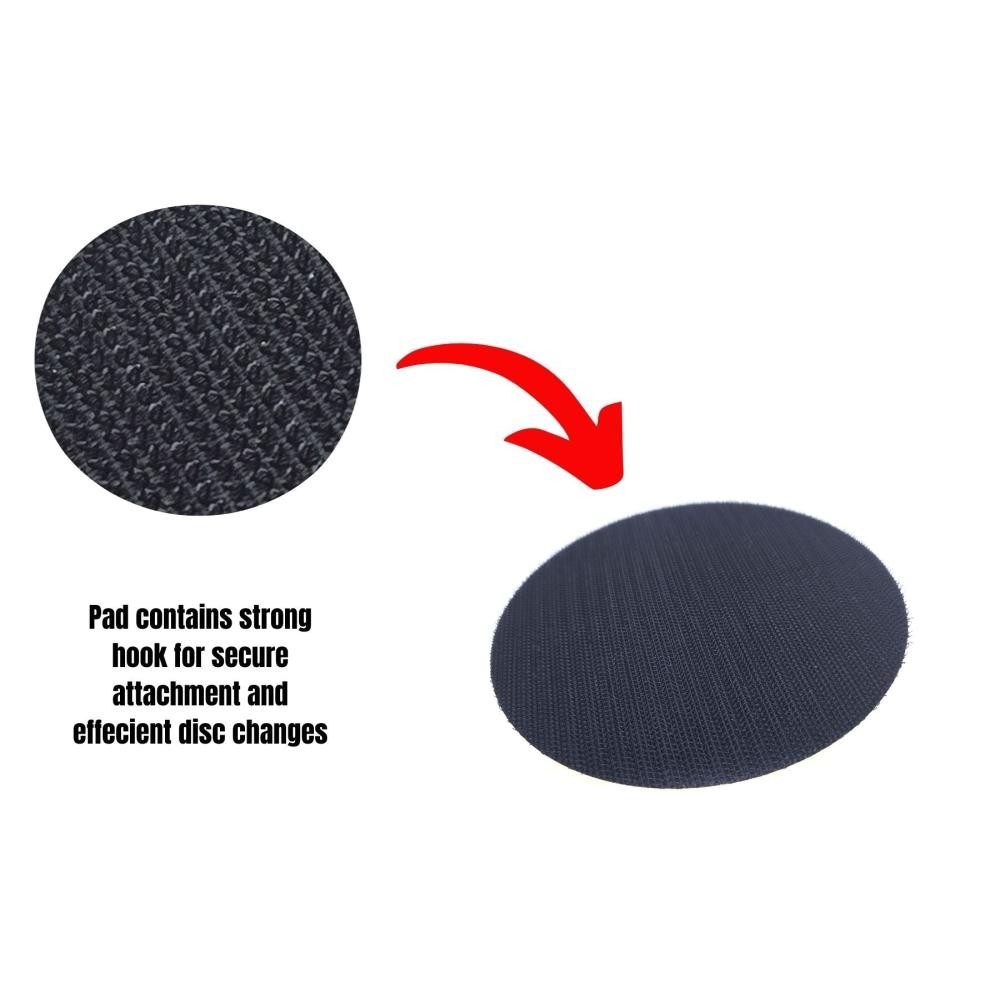 Taytools Round 5″ Hand Sanding Block for 5″ Hook and Loop Discs 3-Pack 778104_X3