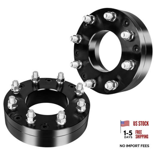 2PCS 6×5.5 to 8×6.5 Wheel Adapters for Ram 2500 3500 Wheels on Silverado 1500