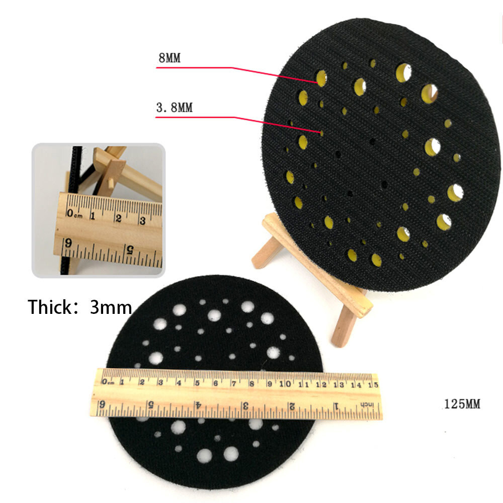 5″ 125mm 44 Hole Pad Saver Protector Pad for Sanding Pad Hook & Loop Backing Pad