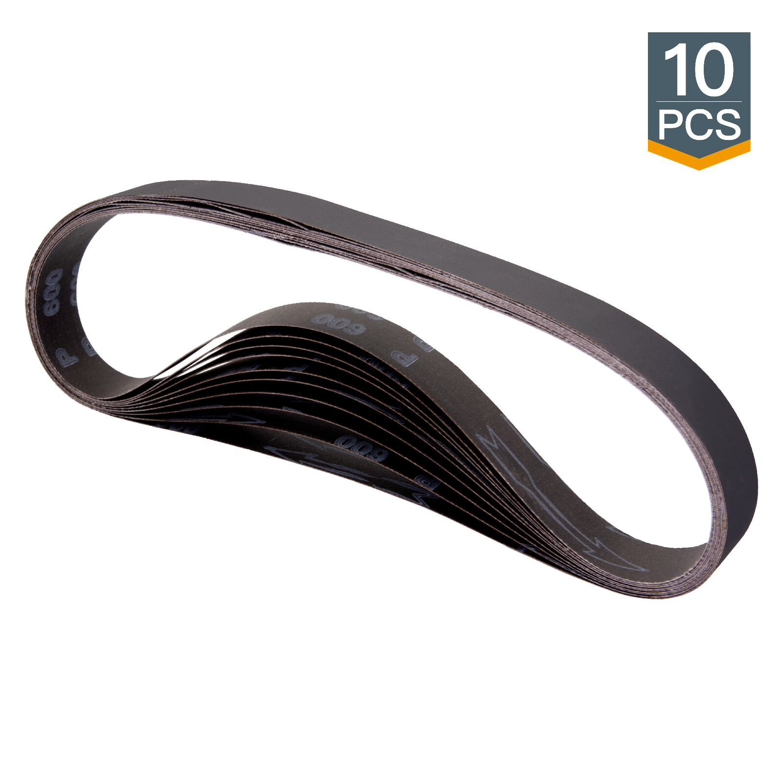 POWERTEC 1 x 30″ 400 Grit Silicon Carbide Sanding Belt, 10pk (457400)