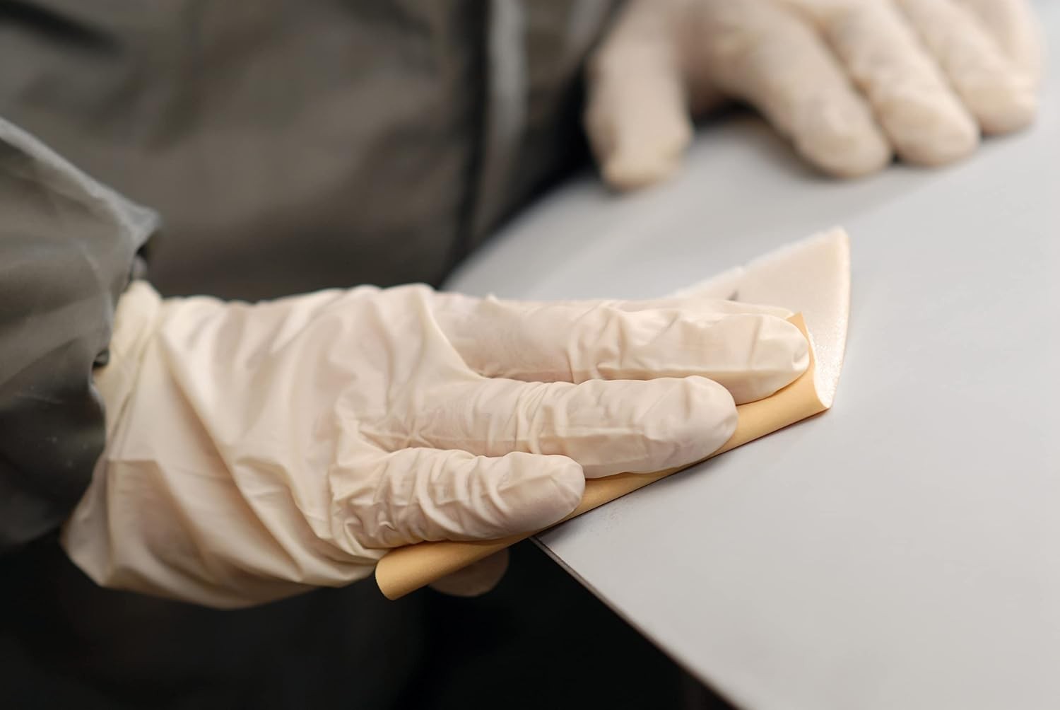 Mirka Goldflex Soft Hand Sanding Sheets 4.5 inch x 5 inch/Grit Grit 180, Gold