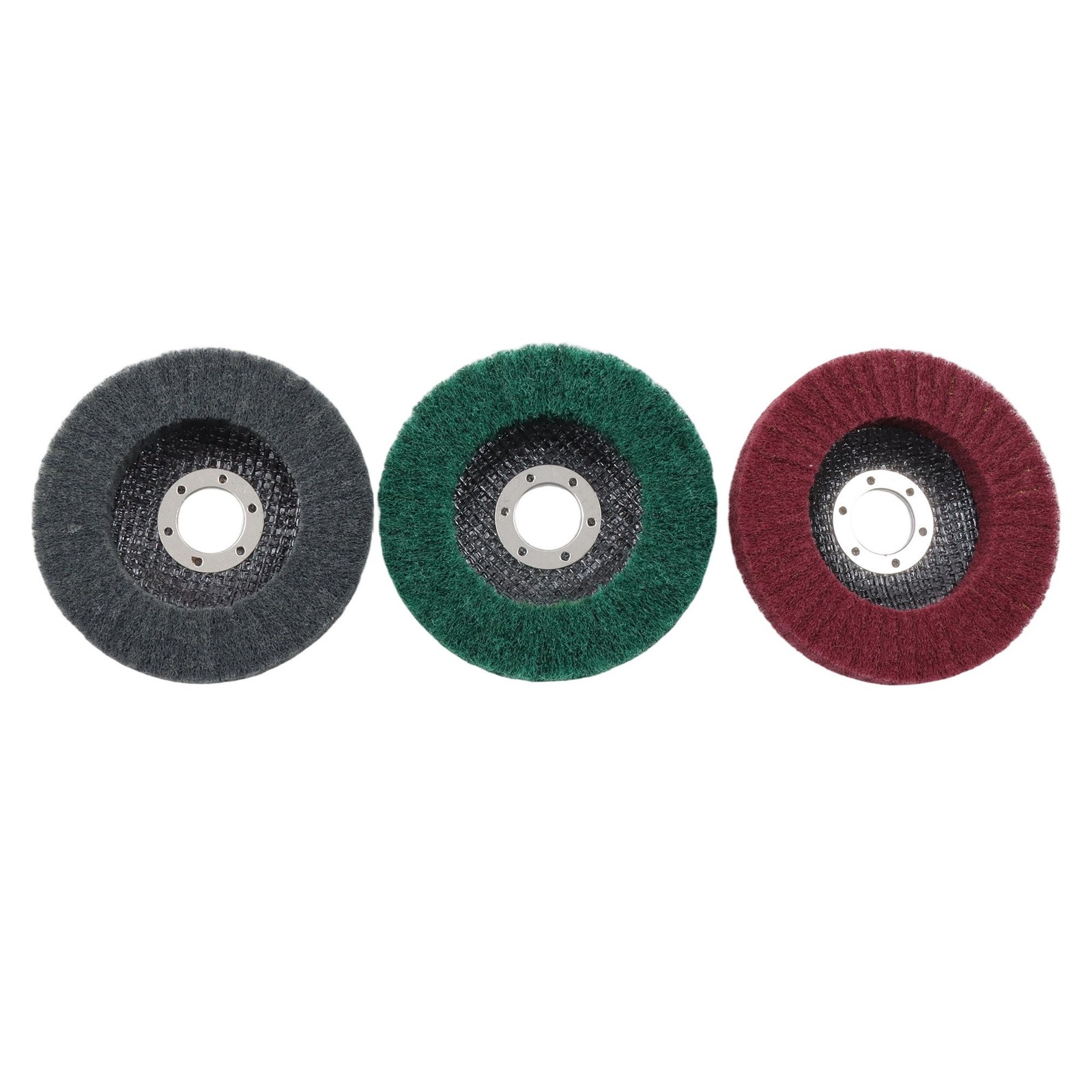 15 Pack: 4-1/2″ Scour Flap Discs Grinding Sanding Discs (180 & 320 & 600 Grit)