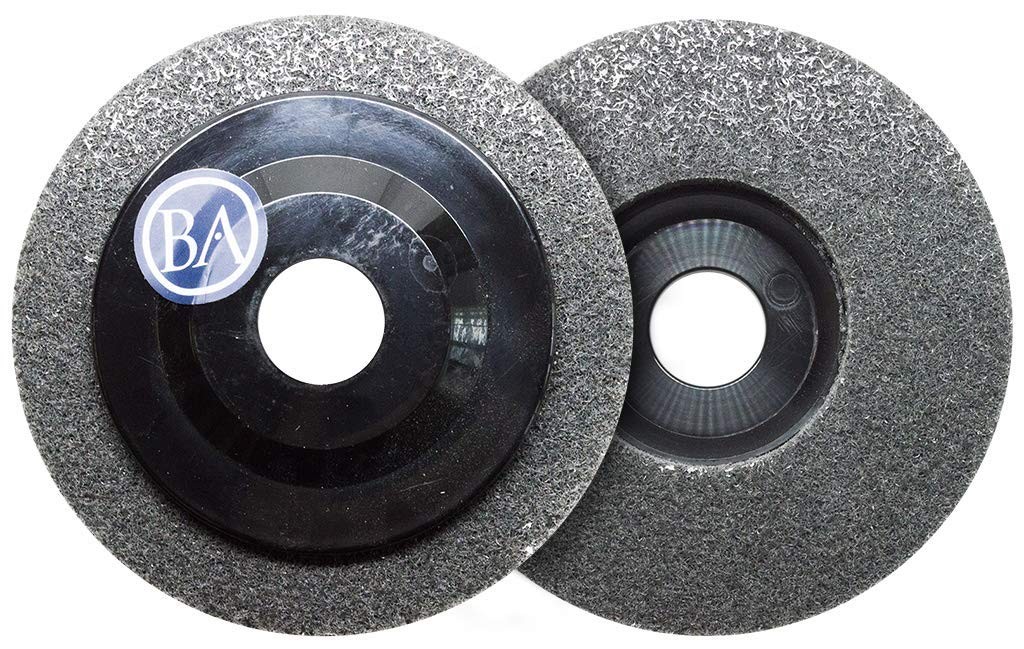 4-1/2″ Diameter Surface Preparation Non Woven Discs with 7/8″ Arbor for Die G…