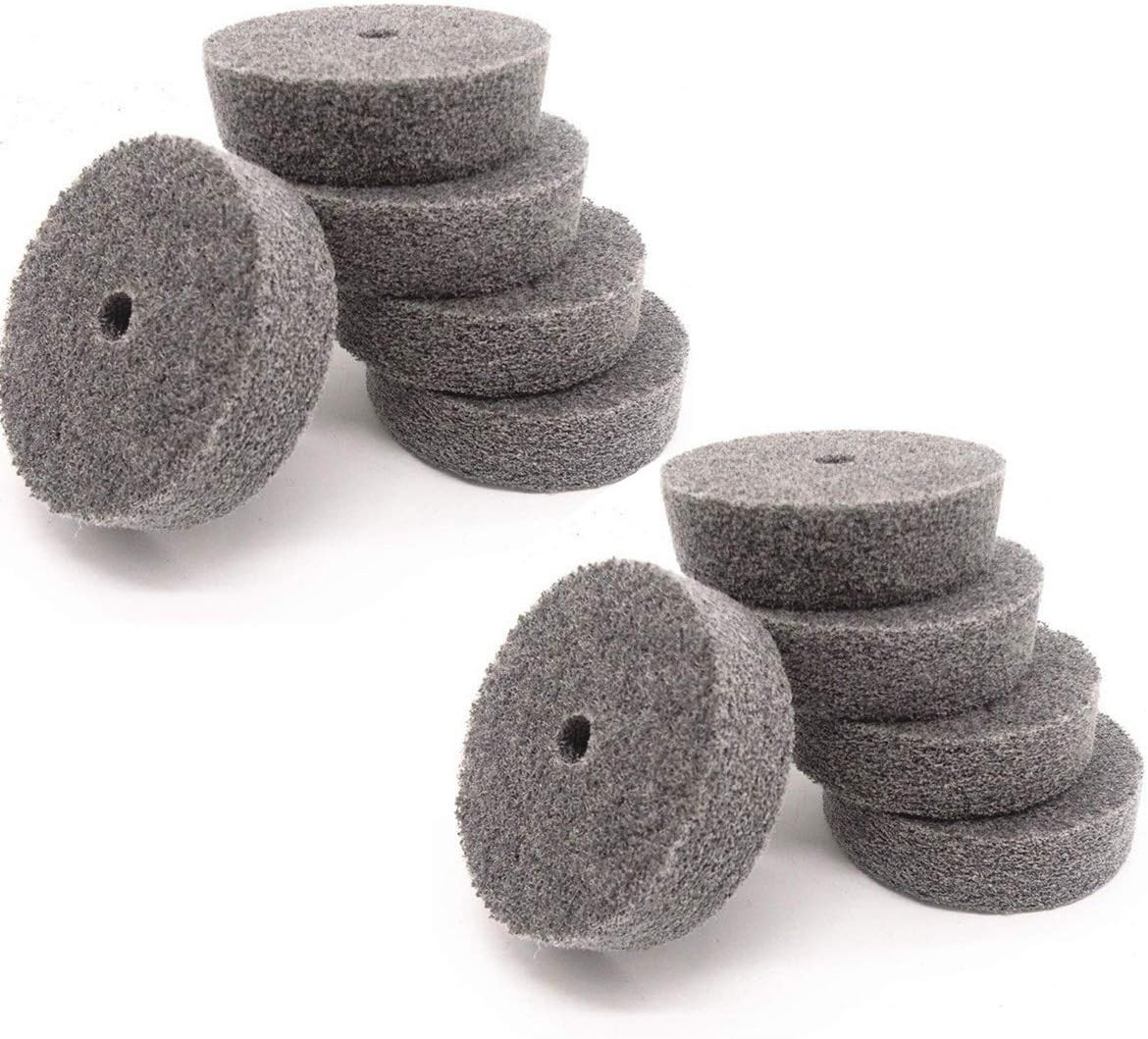 10Pcs 75Mm/3″ Diameter Grit Nylon Fiber Polishing Buffing Wheel for Various Meta