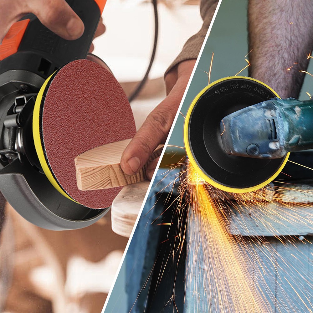 1″ to 7″ Inch Dry Sanding Discs Pads Hook & Loop Sandpaper Pads 40-2000 Grit