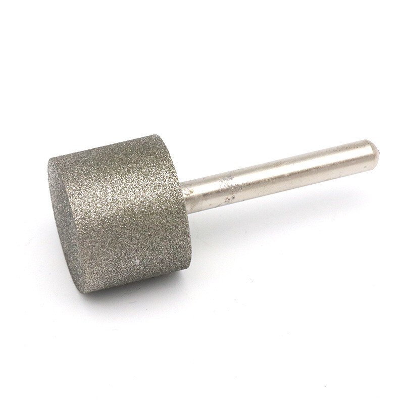 3/6mm Shank Cylindrical Diamond Grinding Head Polishing Engraving Rotary Tool