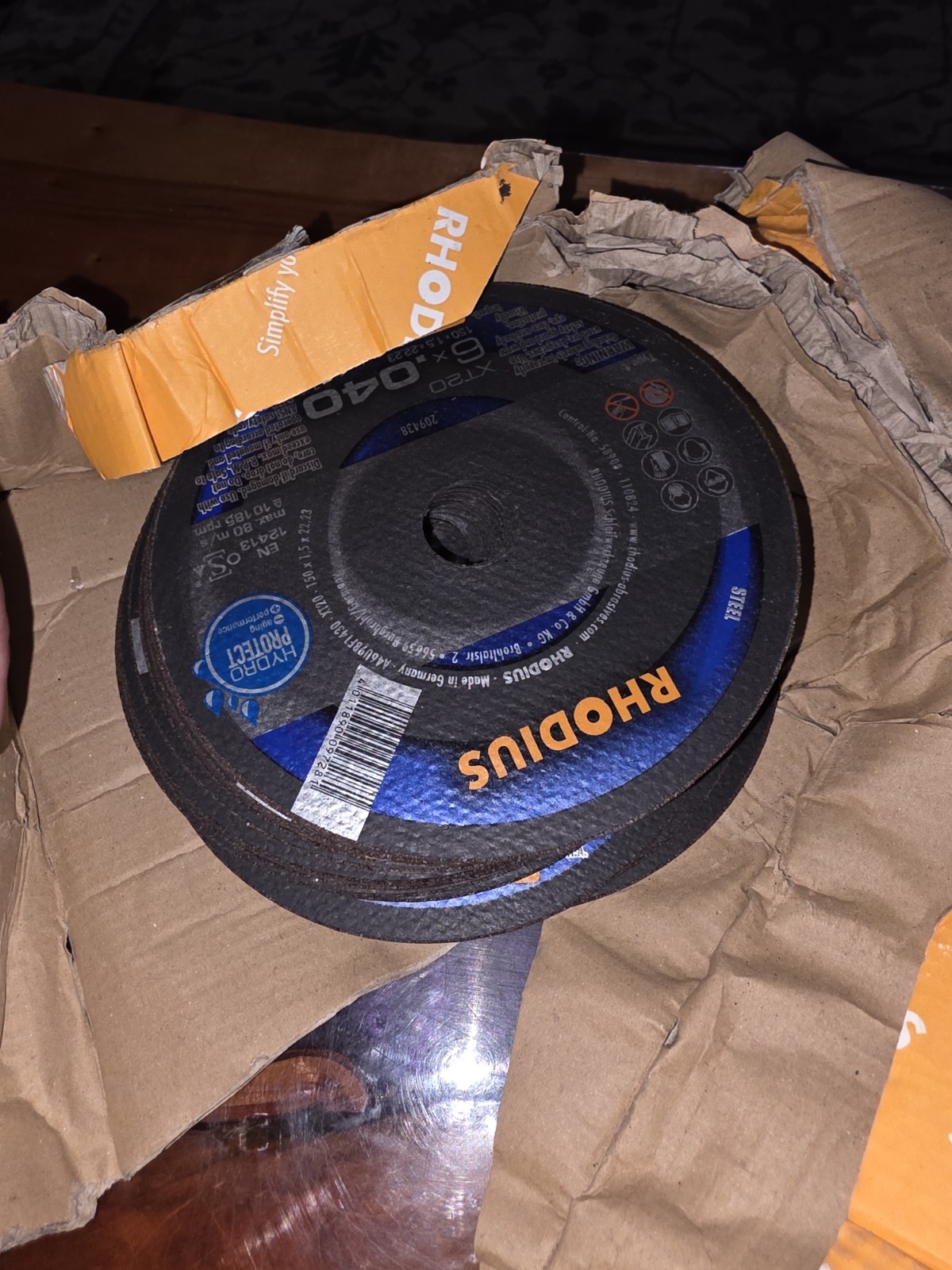 Rhodius XT20 Mild Steel Cutting Disk, pack of 23 115mm US STOCK