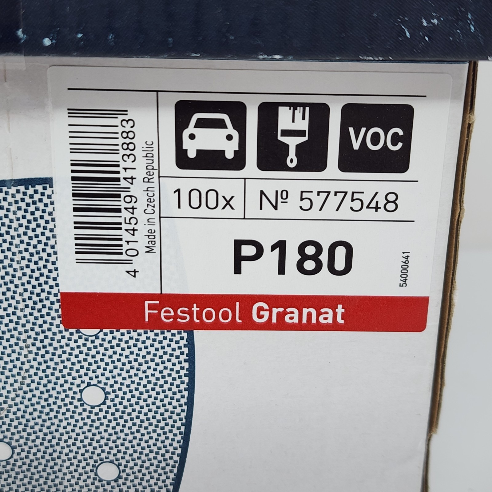 Festool Granat P180 100x150mm Sanding Sheets 577548 (100 Pack) Fits DTS400