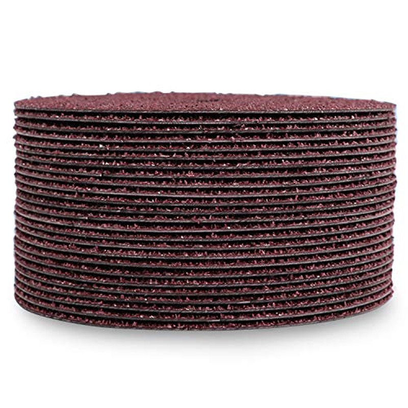 Aluminum Oxide Resin Fiber Sanding and Grinding Discs, 5” X 7/8”, 24 Grit – 25 P