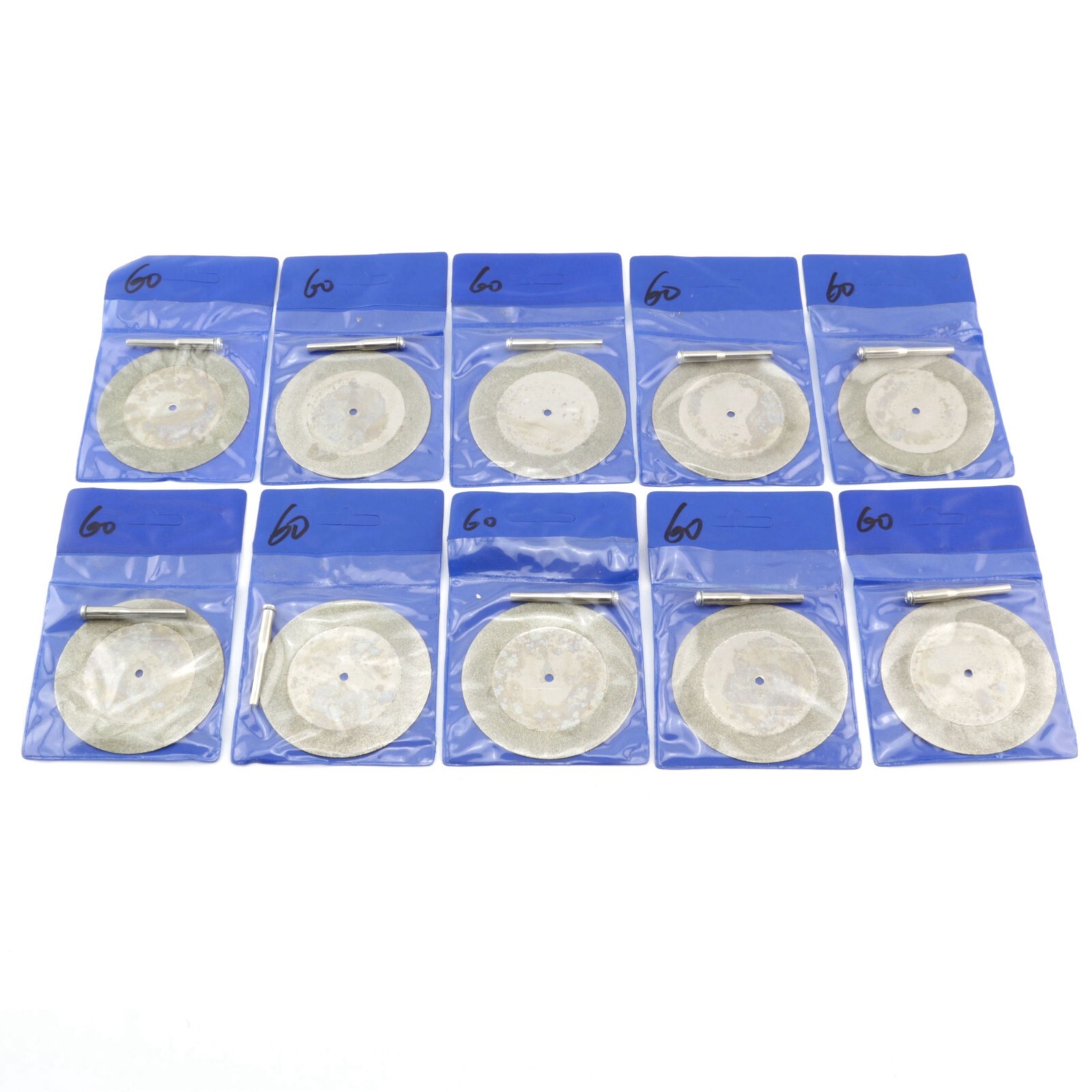 10 Pack 2-3/8″ 60mm Diamond Cut-off Wheels for Dremel Glass Tile Stone 1/8 Shank