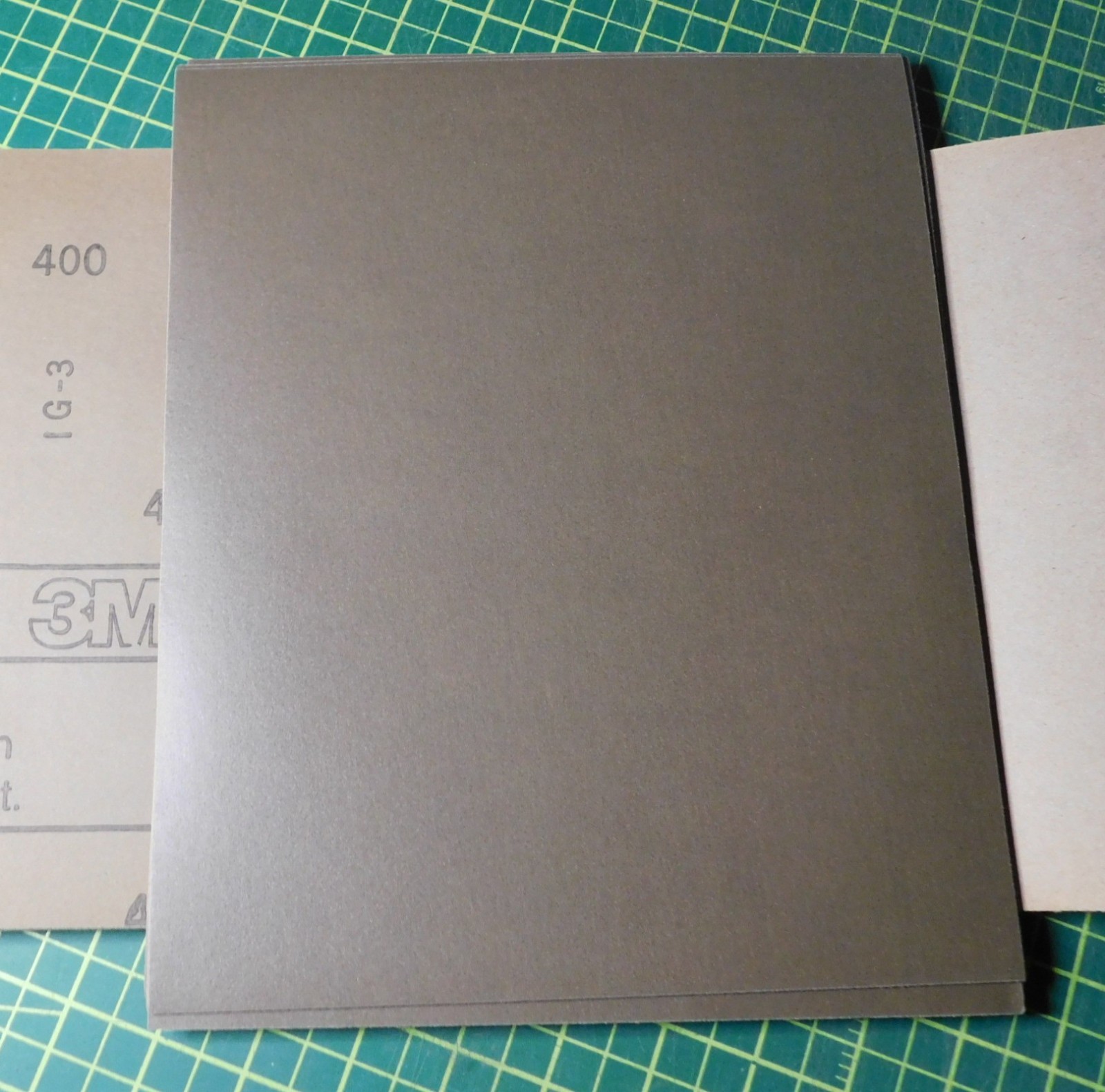 3M 02091 Wetordry Production Paper 400-A Grit 9×11 50 Sheets NOS Sandpaper