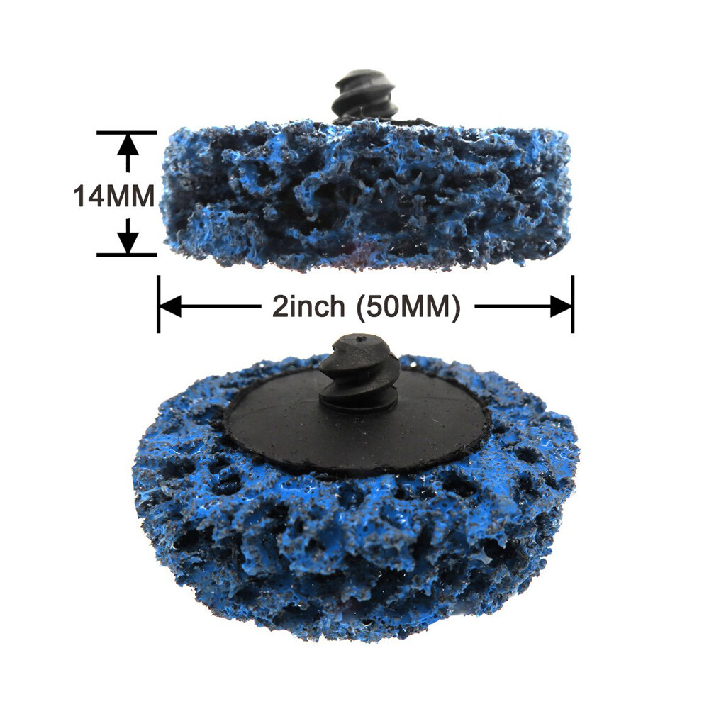 2 Inch 50mm Blue Diamond Sanding Discs Roll Lock Grinding Disc Polishing Wheel