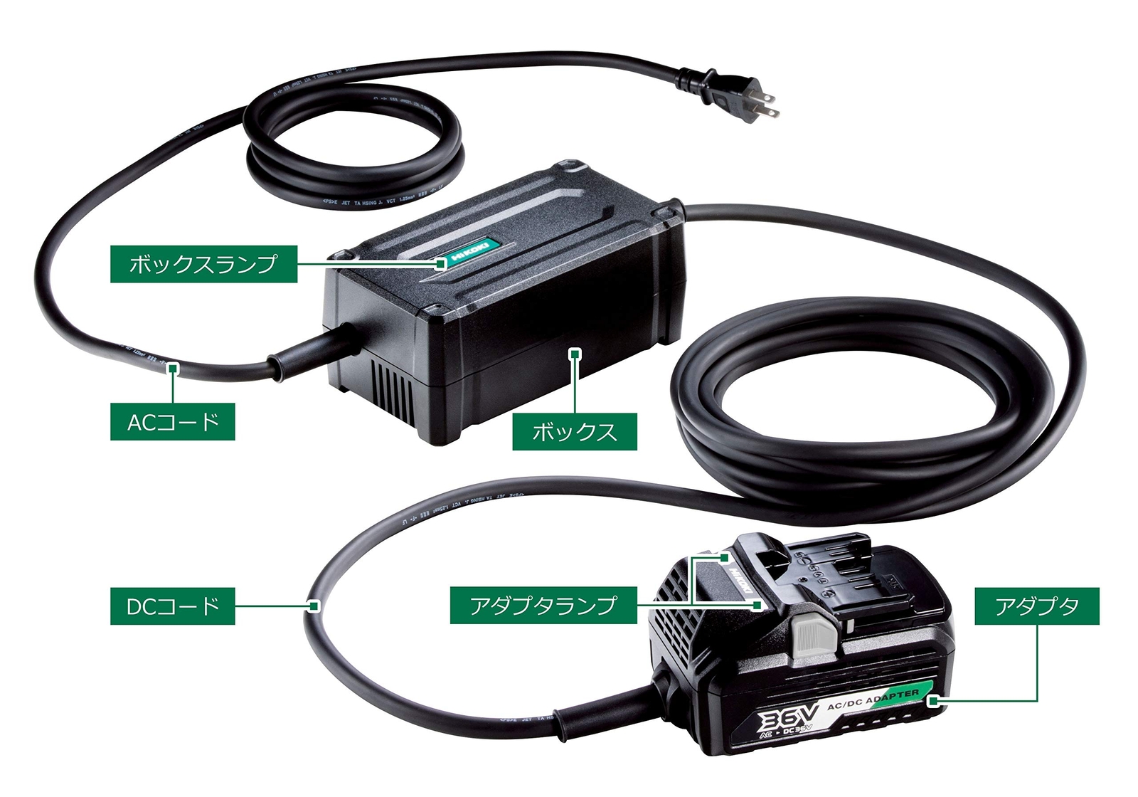 HiKOKI AC/DC adapter ET36A