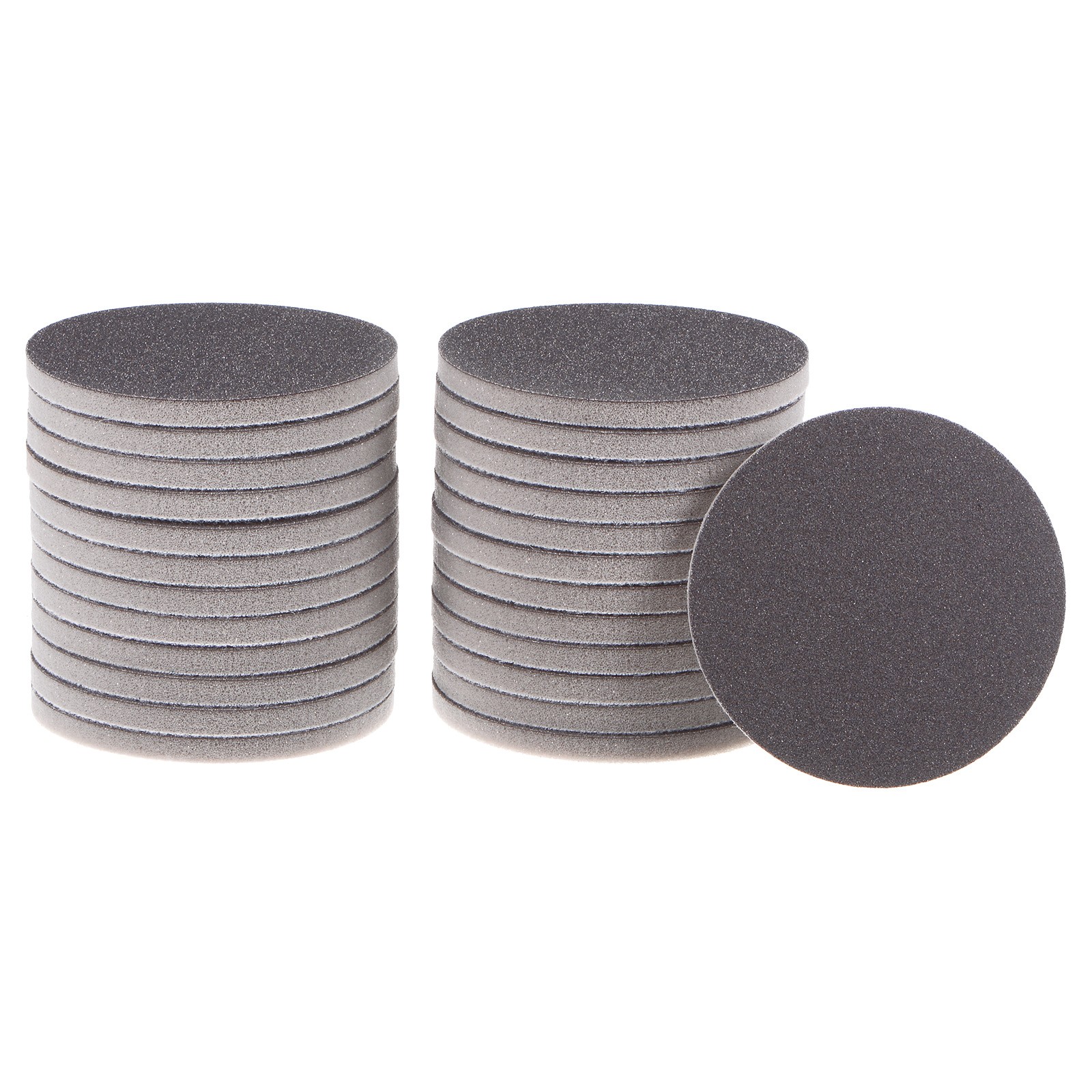 25pcs 220 Grit 3-inch Sponge Pad Sanding Sponge Hook and Loop Sanding Disc