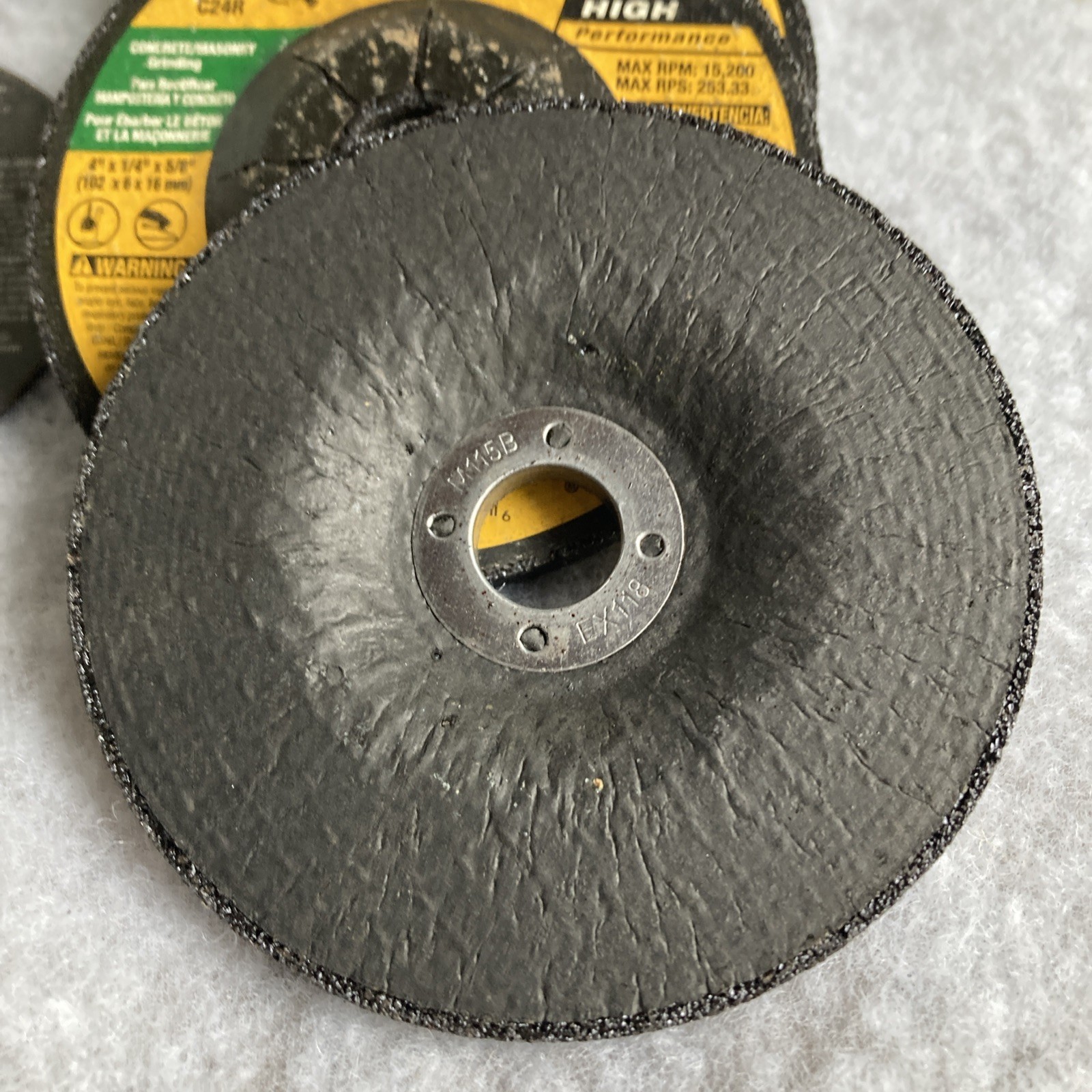 Lot of 12 Grinding Wheels ~ Cutting Disks ~ Dewalt #DW4429 ~ Porter Cable ~ New