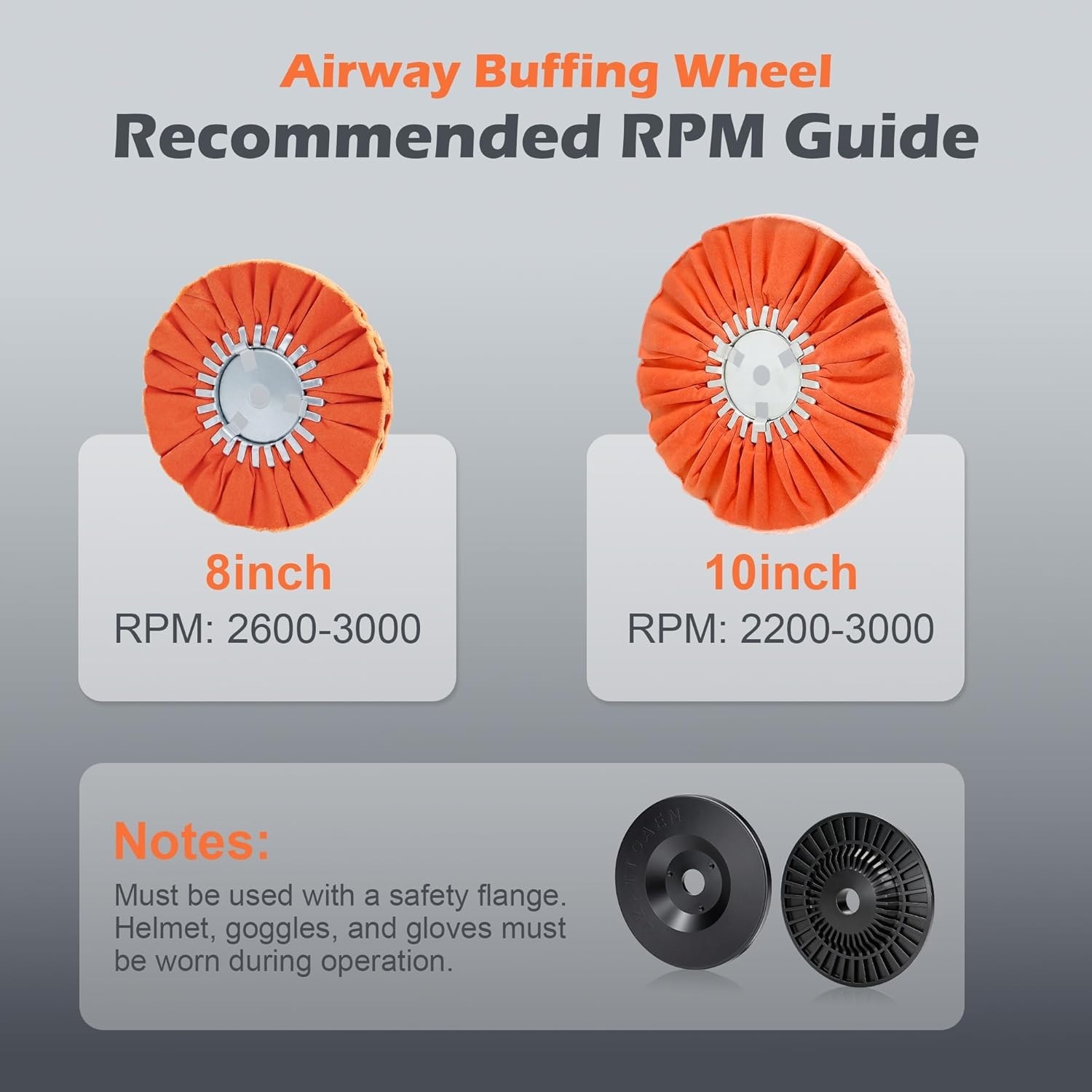 8 Airway Buffing Wheel Kit Polishing Wheel and Polishing Compound for Angle G…