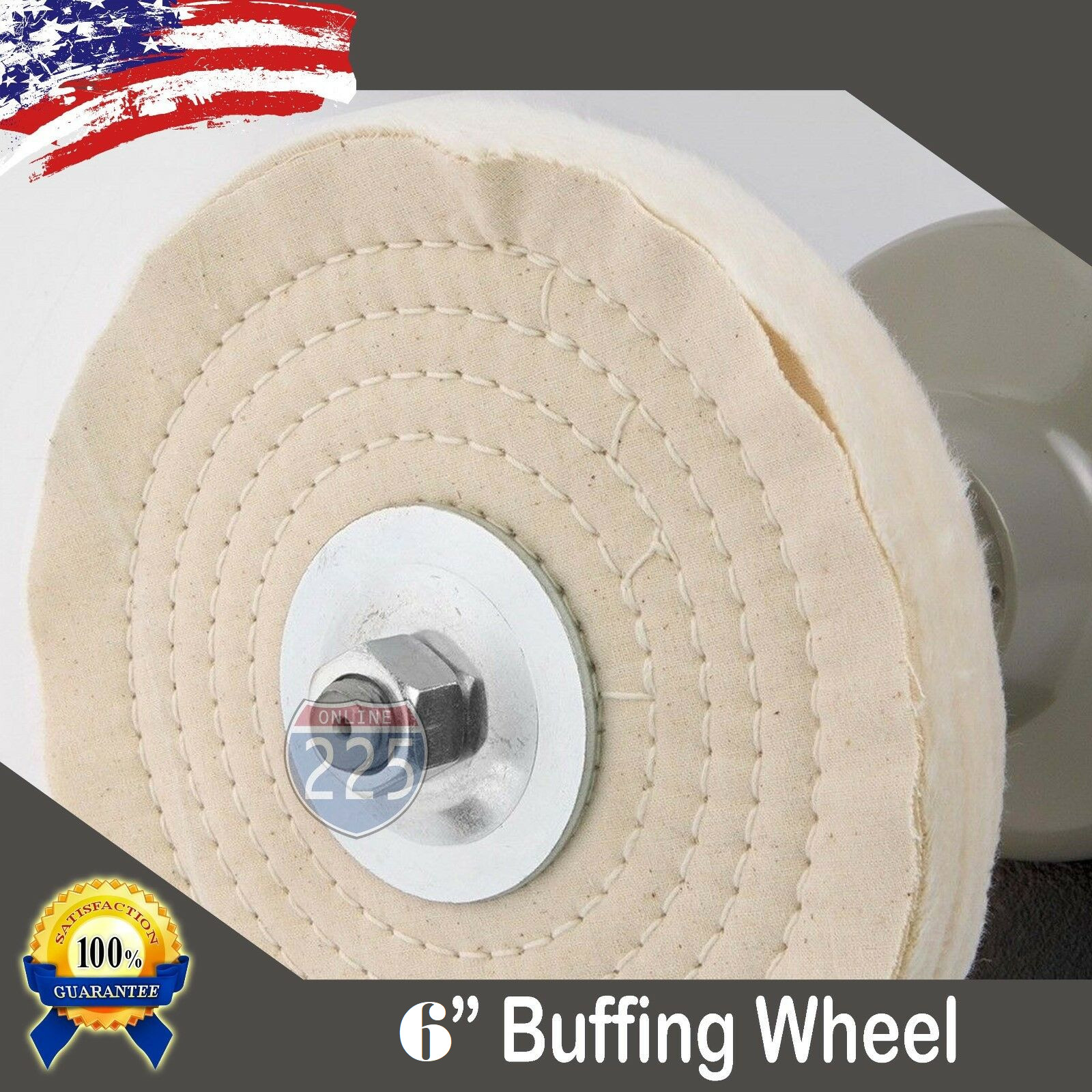 6″ Inch Buffing Polishing Wheel 5/8 Arbor Buffer Polish
