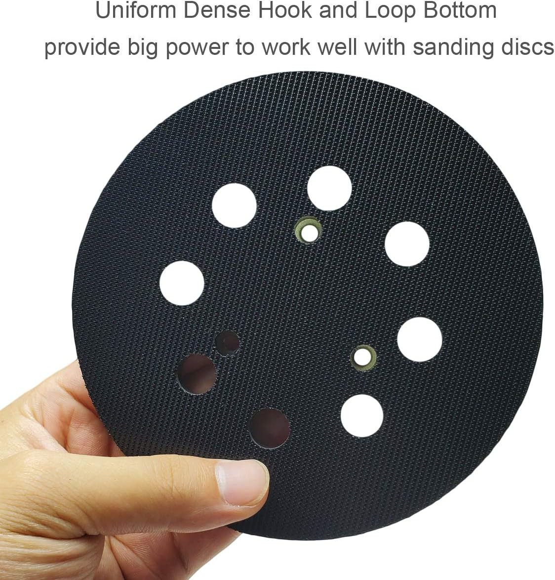 5 Inch 8 Hole Sander Hook and Loop Replacement Pad for Dewalt DW420, DW421, Dw42