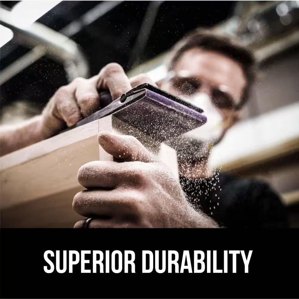 Pro Grade Precision 9 In. X 11 In. 220 Grit Faster Sanding Sheets with No-Slip G