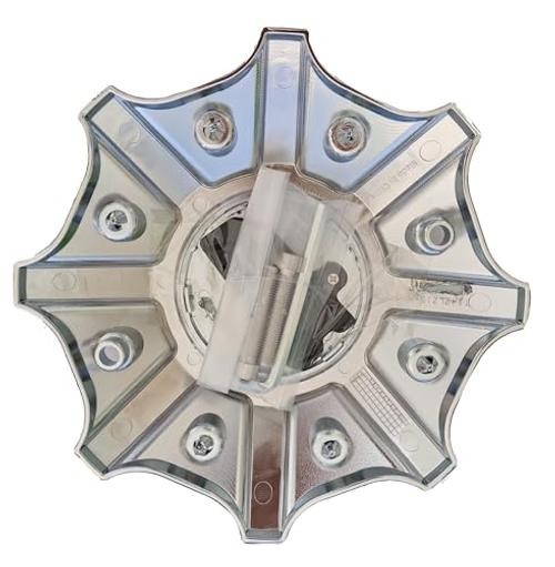 Chrome Moto Custom Wheel Center CapT142L215-H48 Moto Metal Hub Cap MO986/988