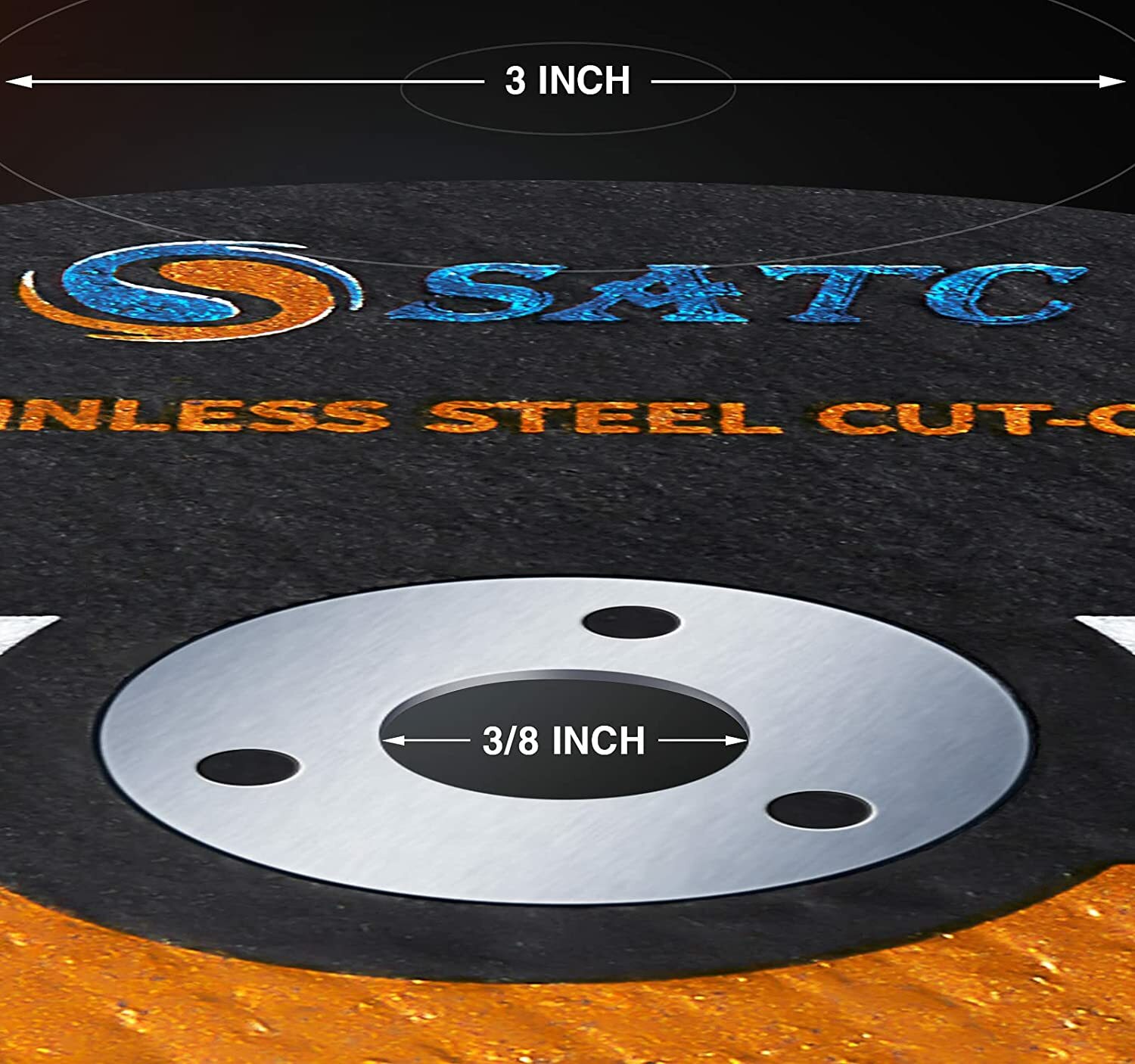 25PC Cut Off Wheels 3 in x1/32″ x 3/8″ Metal Cutting Disc Blade Die Grinder Tool
