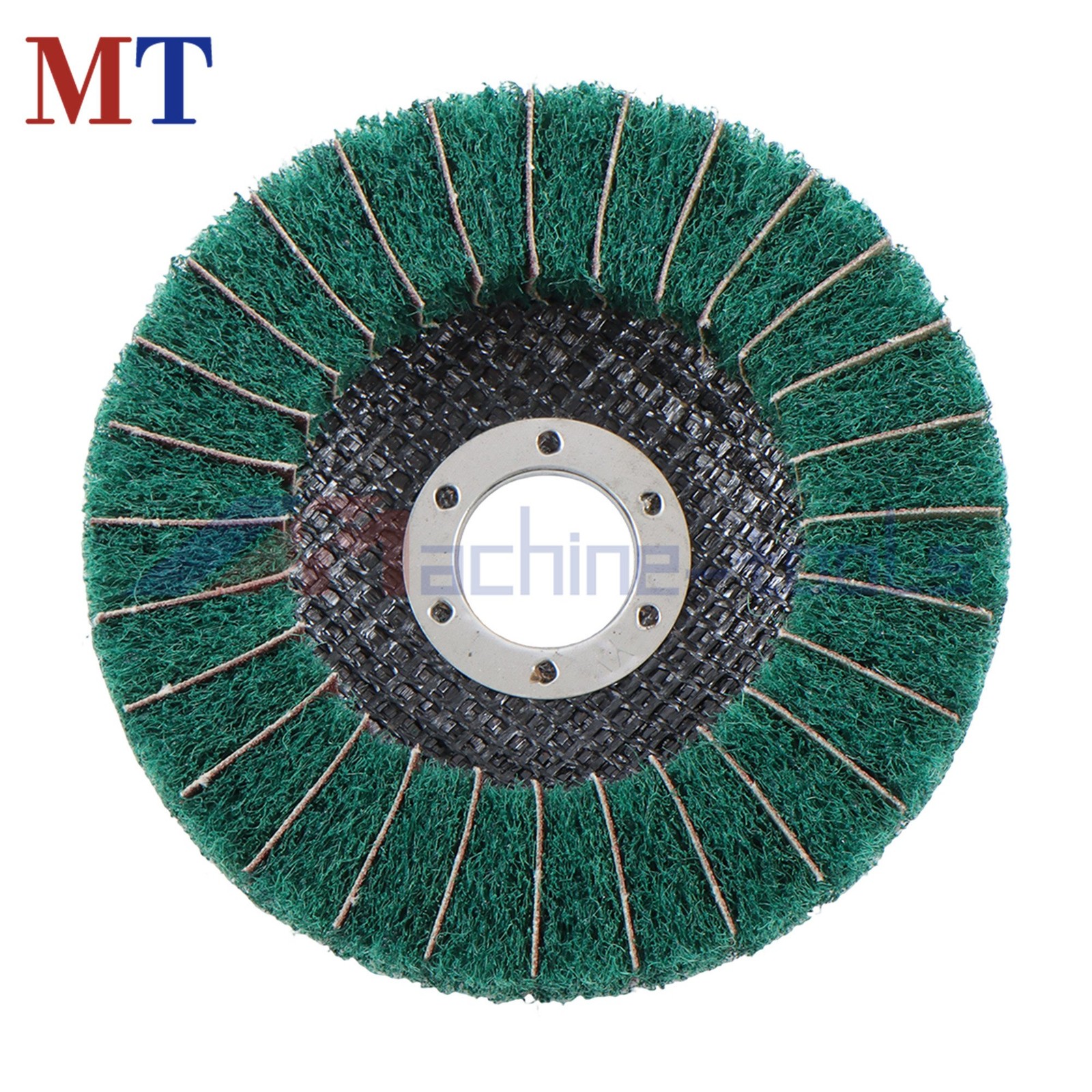 10 Pcs 120 & 240 Grit 4-1/2 Inch Scour Flap Discs Scouring Pad Polishing Wheel