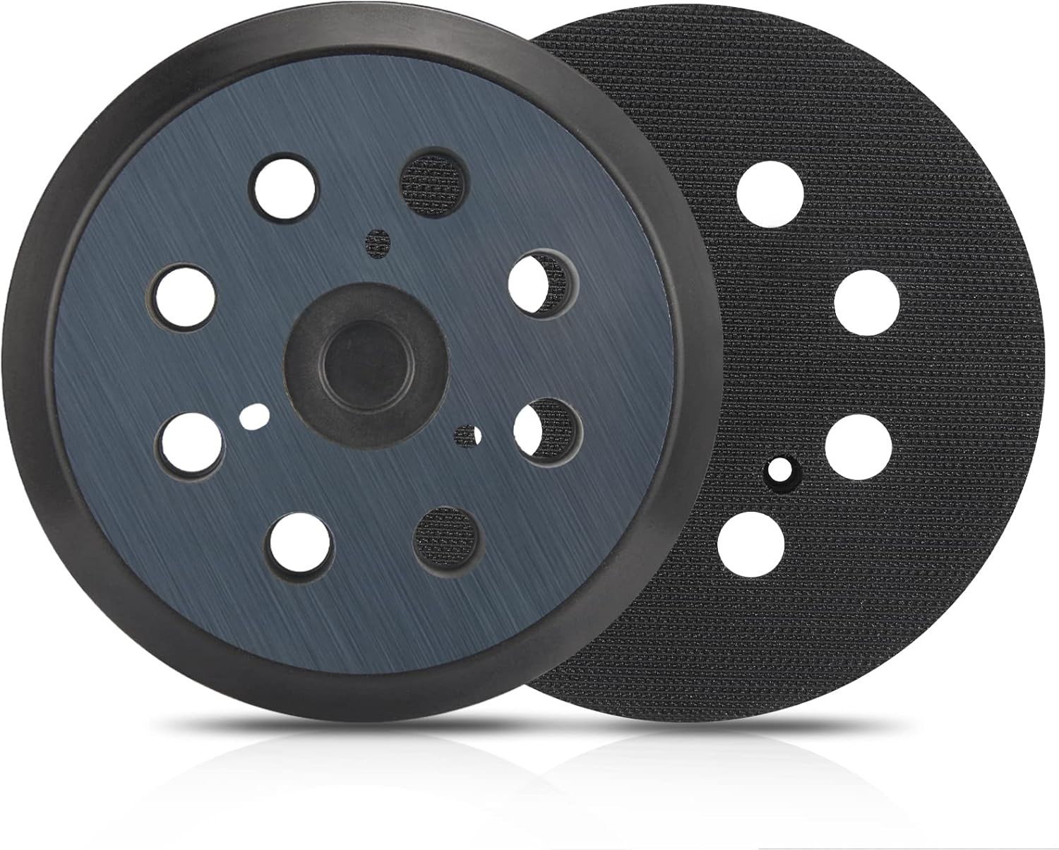 2 Pack 5″ 8 Hole Hook & Loop Replacement Sander Pads Compatible with Makita