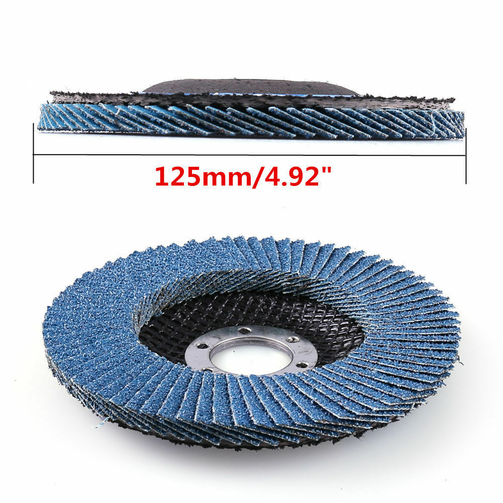 50Pcs 5″ Premium Zirconia Flap Disc 40Grit Wheel Angle Grinder Sanding Disk