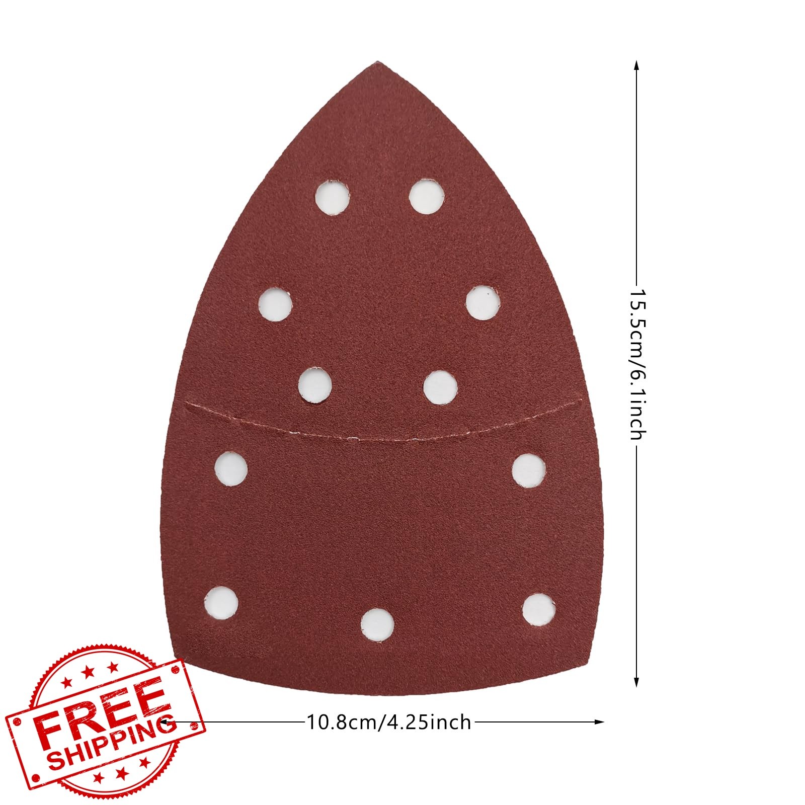 XHKDSYMC 240 Grit Mouse Sander Sandpaper 50 PCS