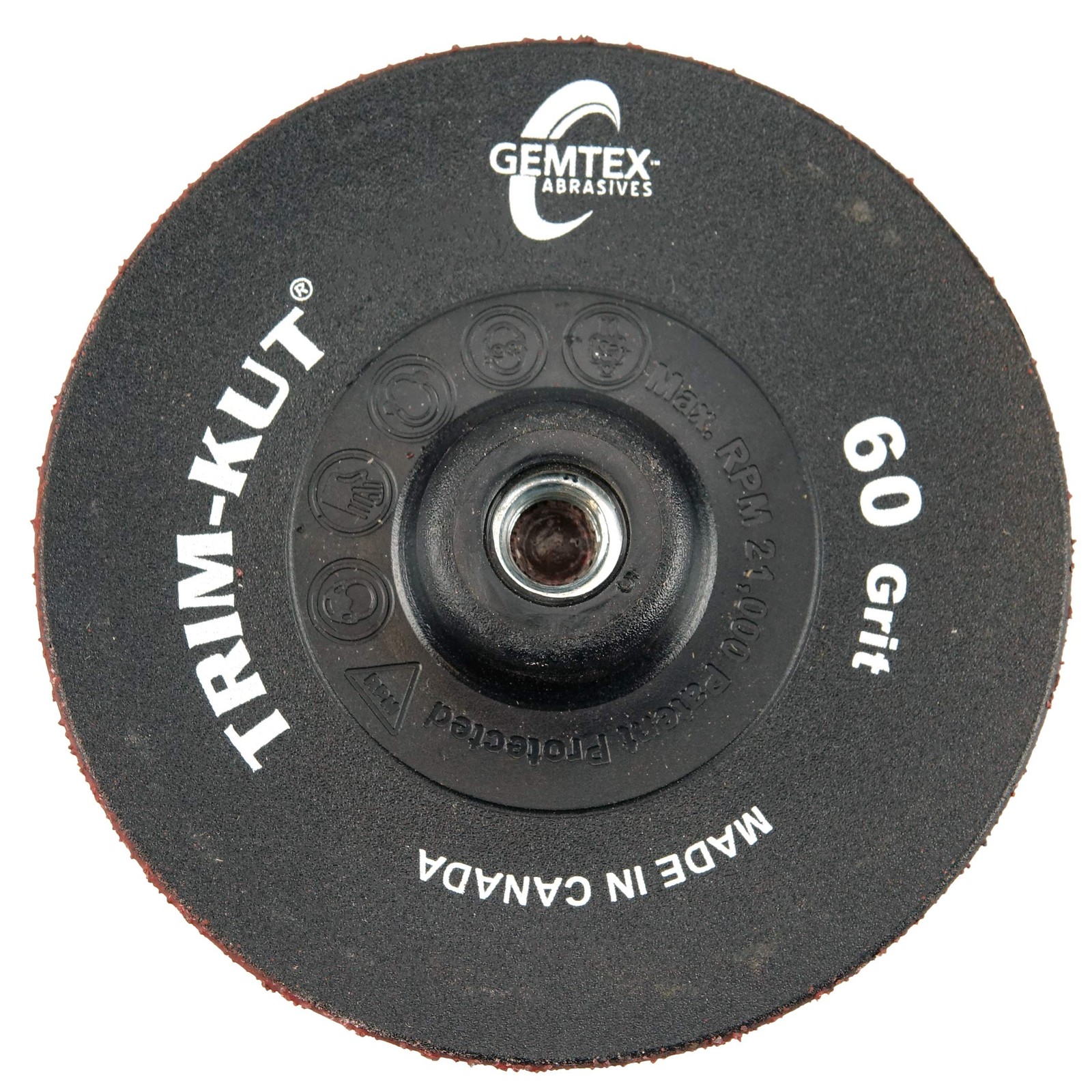 Weiler 59305 Trim-Kut Grinding Disc, 3″ Diameter, 60 Grit, 5/16″ – 18 Hub (Pa…